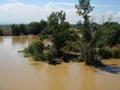Ebro-Querung - es hatte saftig geregnet